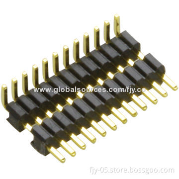 PH2.0 2*22P Straight PBT Pin Headers with 2A Current Rating